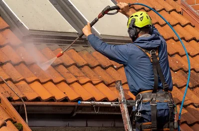 Démoussage et hydrofuge de toiture à Foix